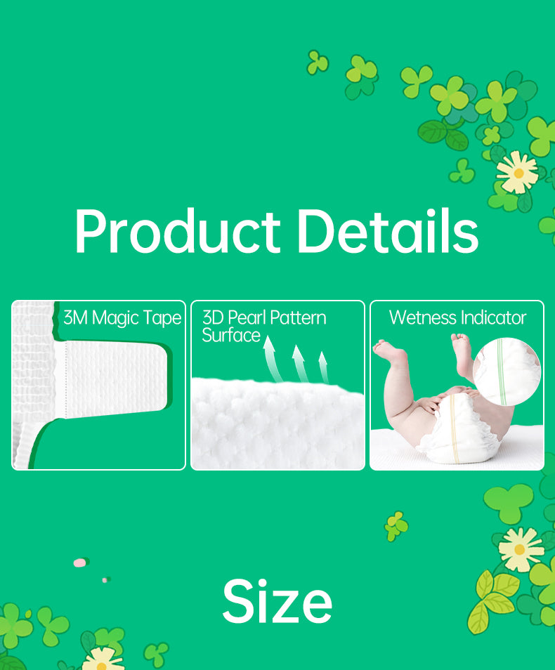 Enternal Summer Momo Cha Series Nappy Pack – Everyday Comfort & Absorbency