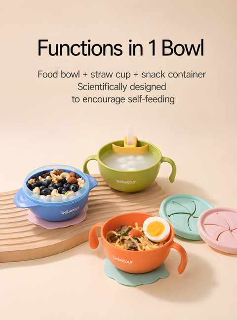 Bebetour 3-in-1 Baby Food Bowl