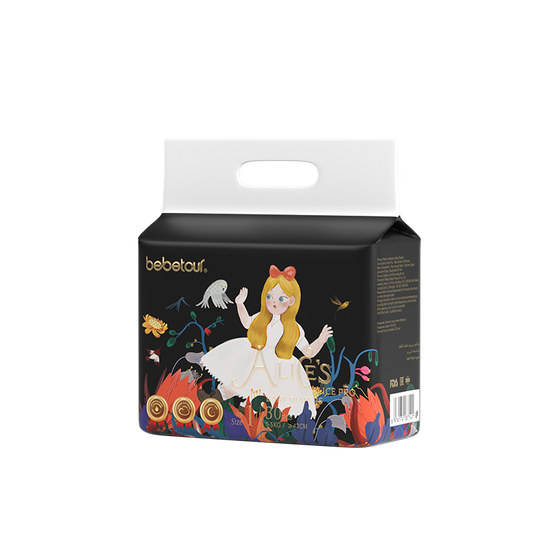 Bebetour Alice Dream Nappies - 2 Packs | Soft Breathable All-Rounder