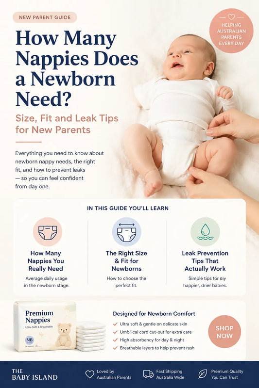 How Many Nappies Does a Newborn Need? Size, Fit and Leak Tips for New Parents
