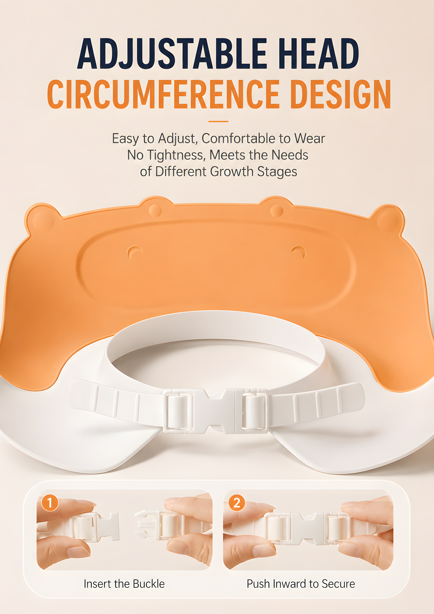 Bebetour Hippo Baby Shampoo Cap