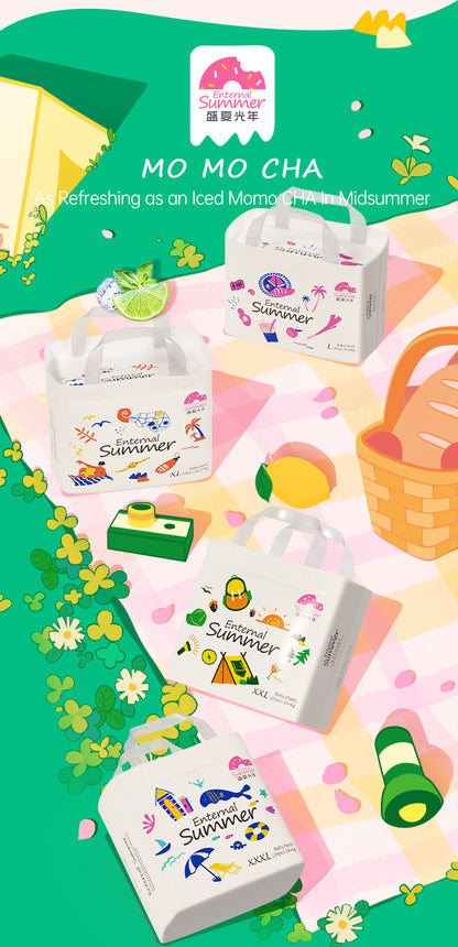 Enternal Summer Momo Cha Nappy Pants Sample Pack - 4 Pcs