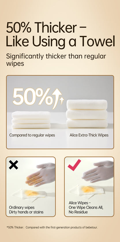 Bebetour Alice Ultra-Thick Wet Wipes (70 Sheets)