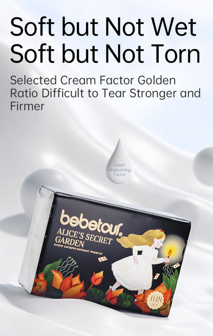 Bebetour 爱丽丝系列柔润保湿纸巾 (6片装)