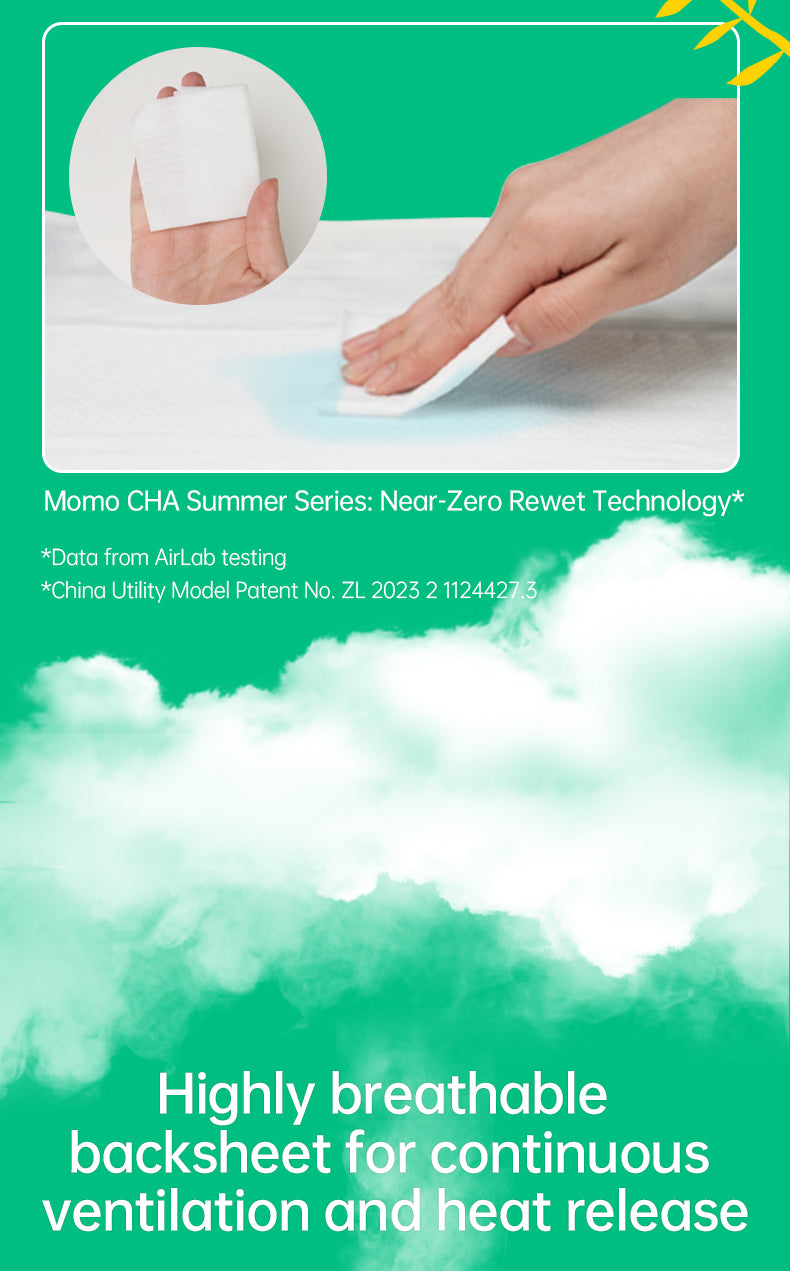 Enternal Summer Momo Cha Nappy Sample Pack - 4 Pcs