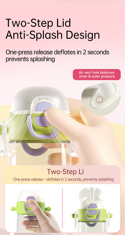 Bebetour Little Monster Dual Drink Bottle with Strap 530ML