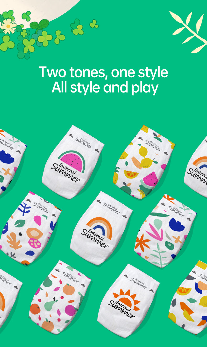 Enternal Summer Momo Cha Nappy Sample Pack - 4 Pcs