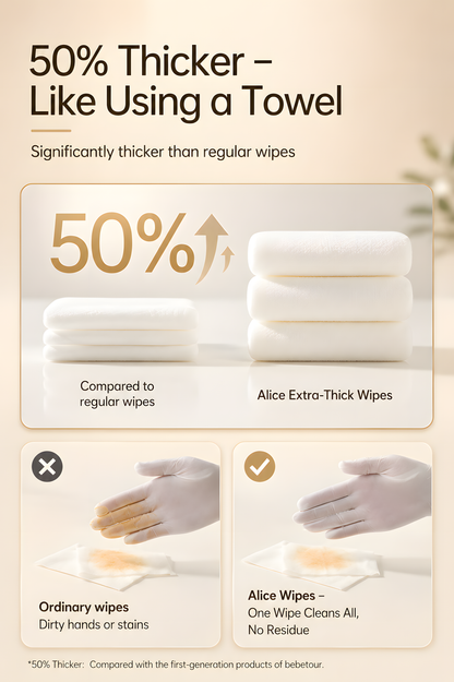 Bebetour Alice Ultra-Thick Baby Wipes – 70 Sheets
