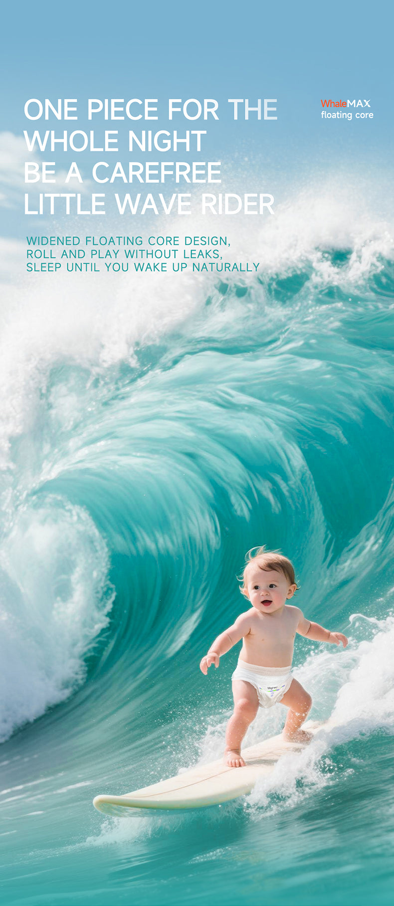 BBG Whale King Premium Series Nappy Pants – Sensitive Skin Ultra Soft