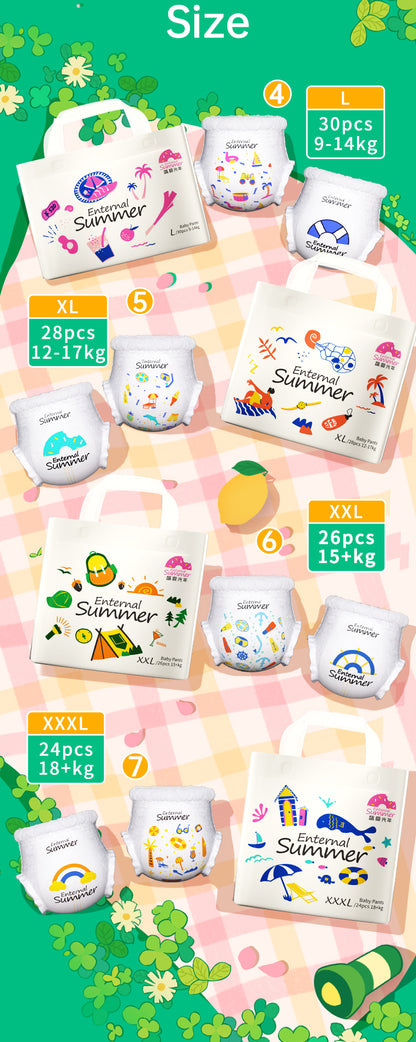 Enternal Summer Momo Cha Nappy Pants Sample Pack - 4 Pcs