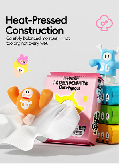 EIN.B × MODOLI Little Forest Baby Hand & Mouth Wipes – Travel Pack （120 Wipes）