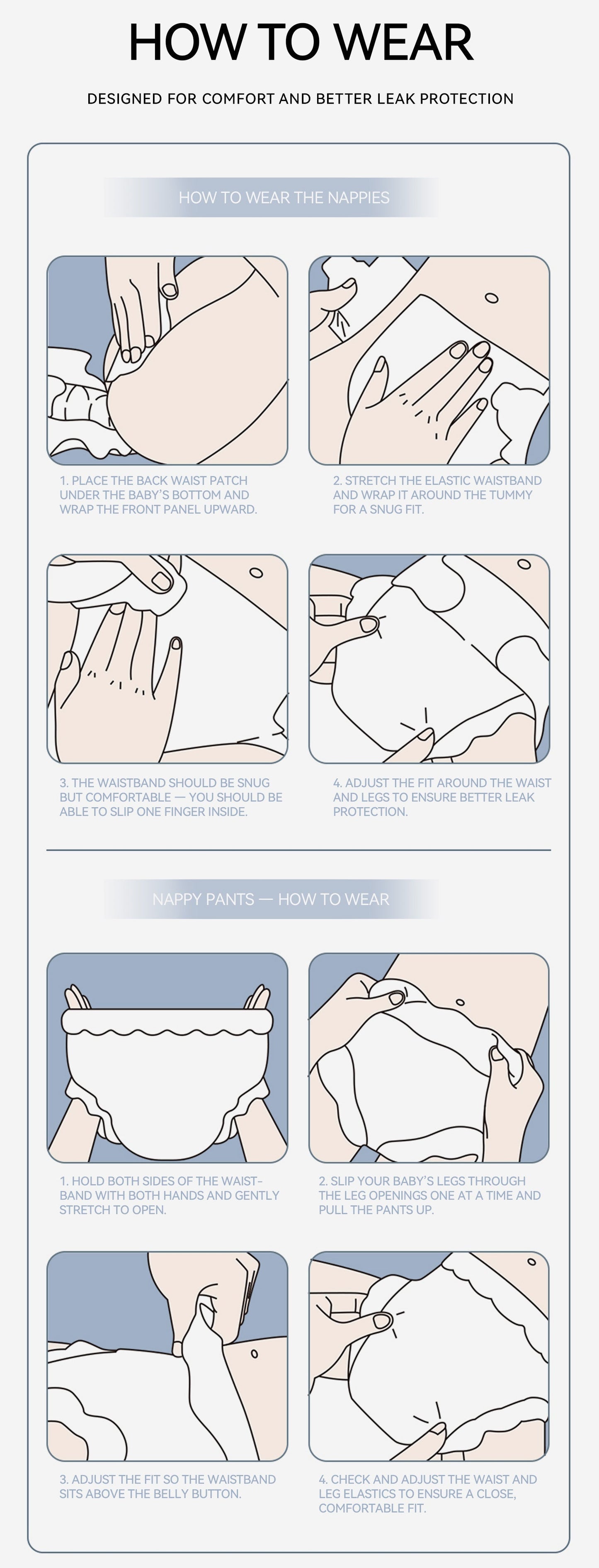 Yiying First Class ULTRA Premium Nappy Pants - Sample Pack