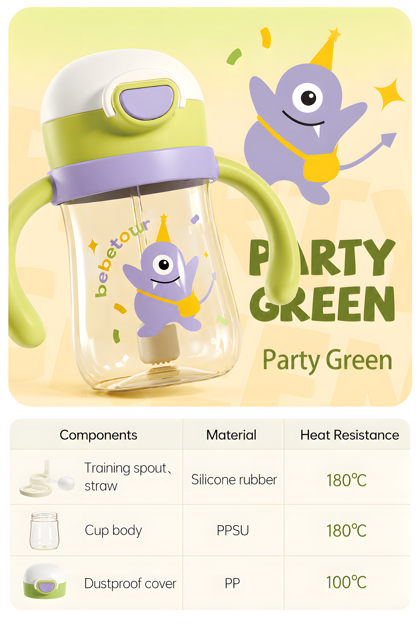Bebetour Baby Straw Training Cup