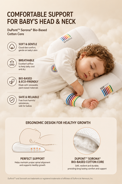 BeBeBus Ergonomic Baby Pillow