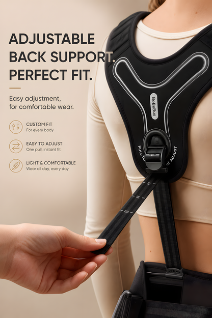 BeBeBus LightEase Pro Ergonomic Baby Carrier – 6 Carry Positions