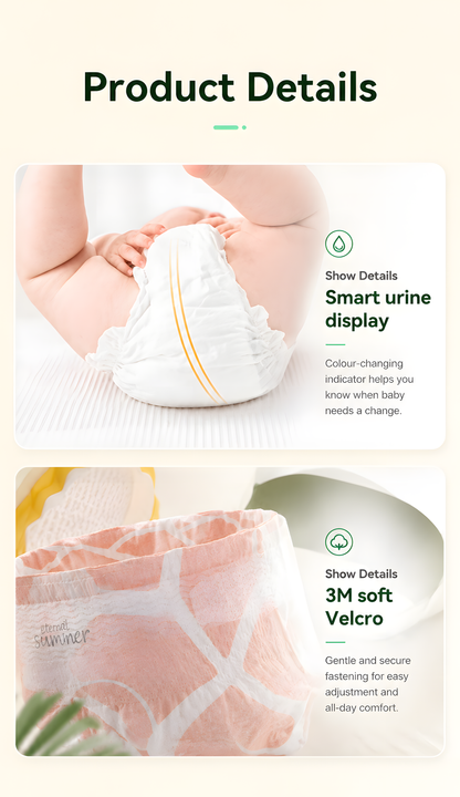 Enternal Summer Shape & Colour MINI Nappies – First Steps Comfort