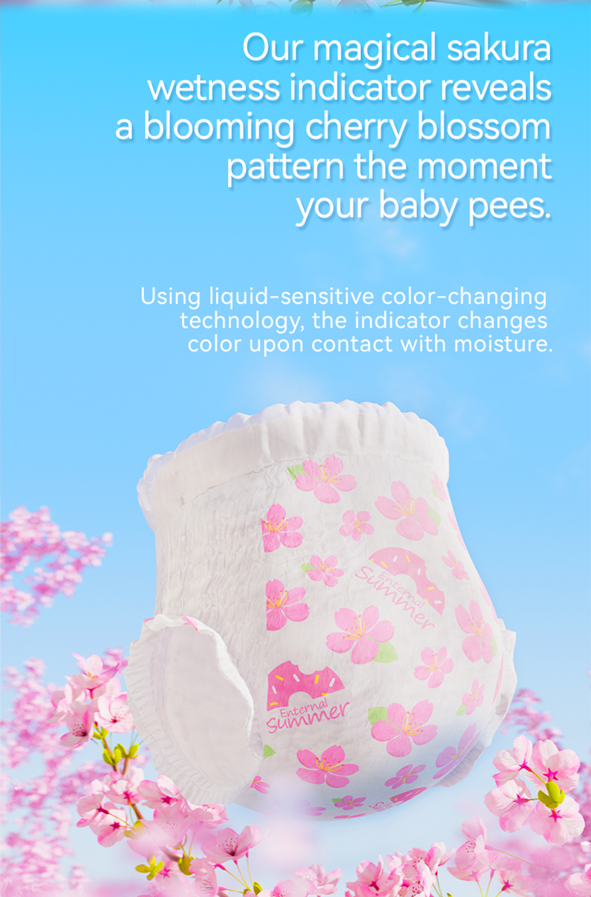Enternal Summer Sakura Series Nappies Pants Limited Edition