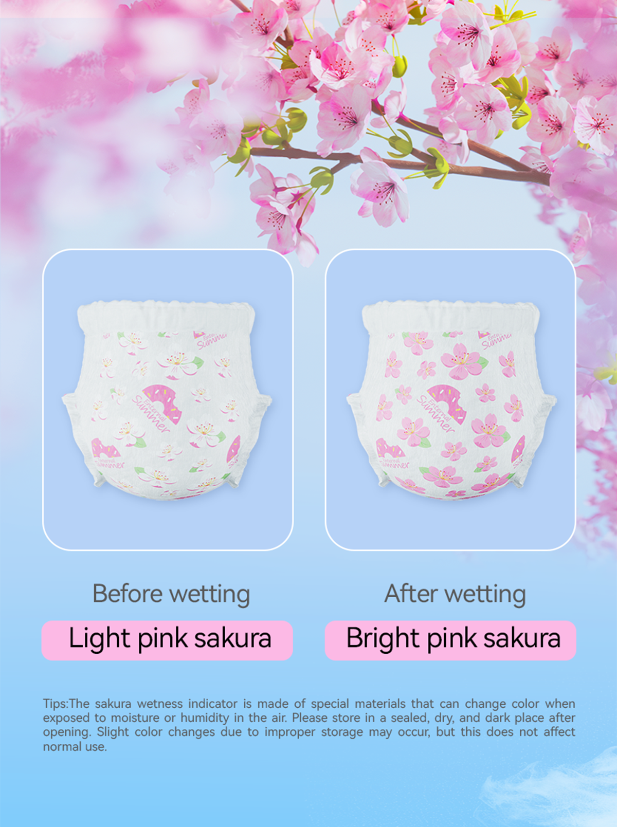 Enternal Summer Sakura Series Nappies Pants Limited Edition