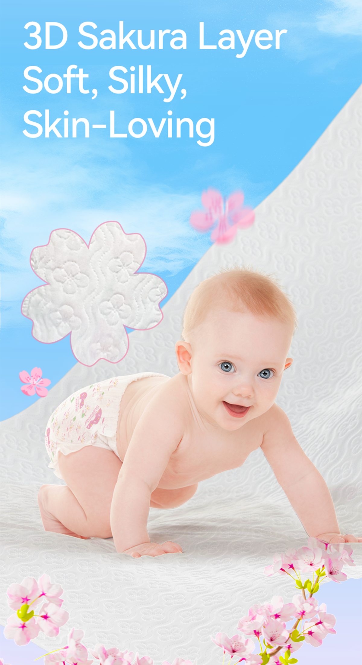 Enternal Summer Sakura Series Nappies Pants Limited Edition