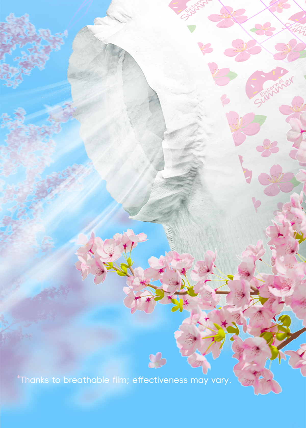 Enternal Summer Sakura Series Nappies Pants Limited Edition