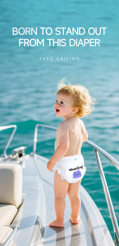 BBG Whale King Premium Series Nappy Pants – Sensitive Skin Ultra Soft