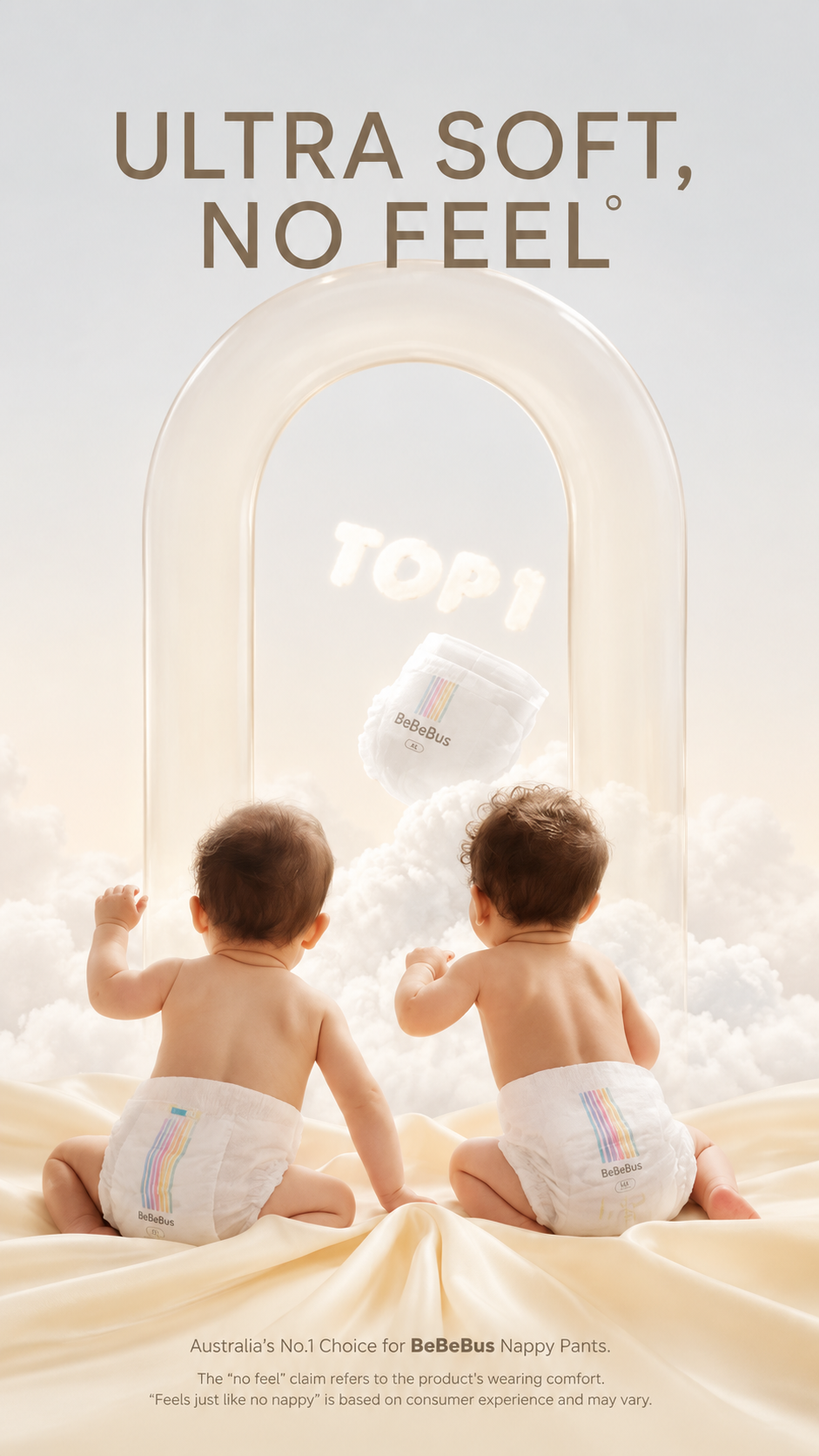 BeBeBus Zero+ Ultra Comfort Infant Nappies – Sensitive Skin Ultra Soft