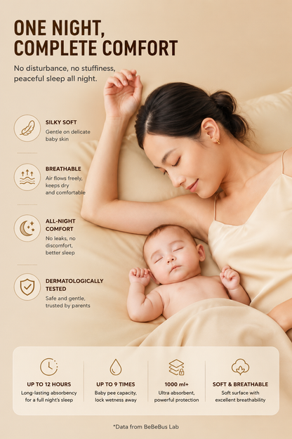 BeBeBus Zero+ Ultra Comfort Infant Nappies – Sensitive Skin Ultra Soft