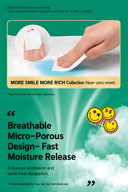 Enternal Summer Smiley Rich Flower Nappies – Luxury Skin Comfort