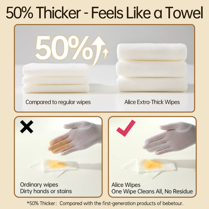 Bebetour Alice Ultra-Thick Wet Wipes (70 Sheets)