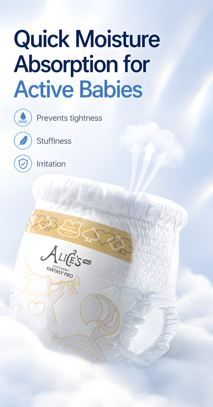 Bebetour Alice PRO Nappies - 2 Packs | Advanced Dryness & Skin Protection