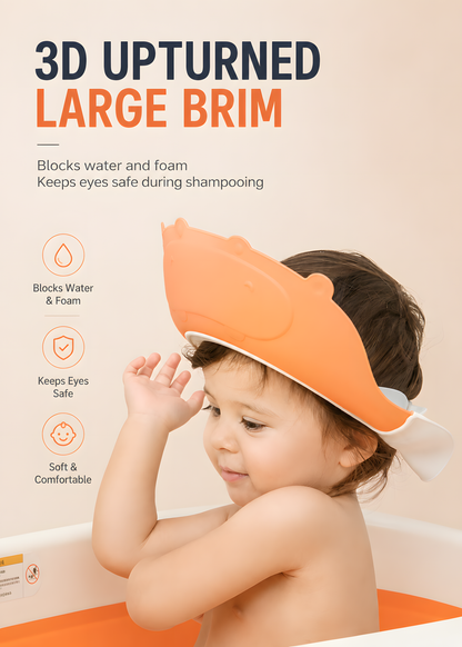 Bebetour Hippo Baby Shampoo Cap