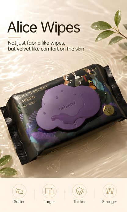 Bebetour Alice Ultra-Thick Baby Wipes – 70 Sheets