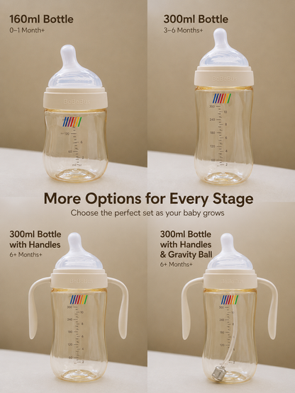BeBeBus Crystal PPSU Baby Bottle Gift Set (0 ~ 1 year old)