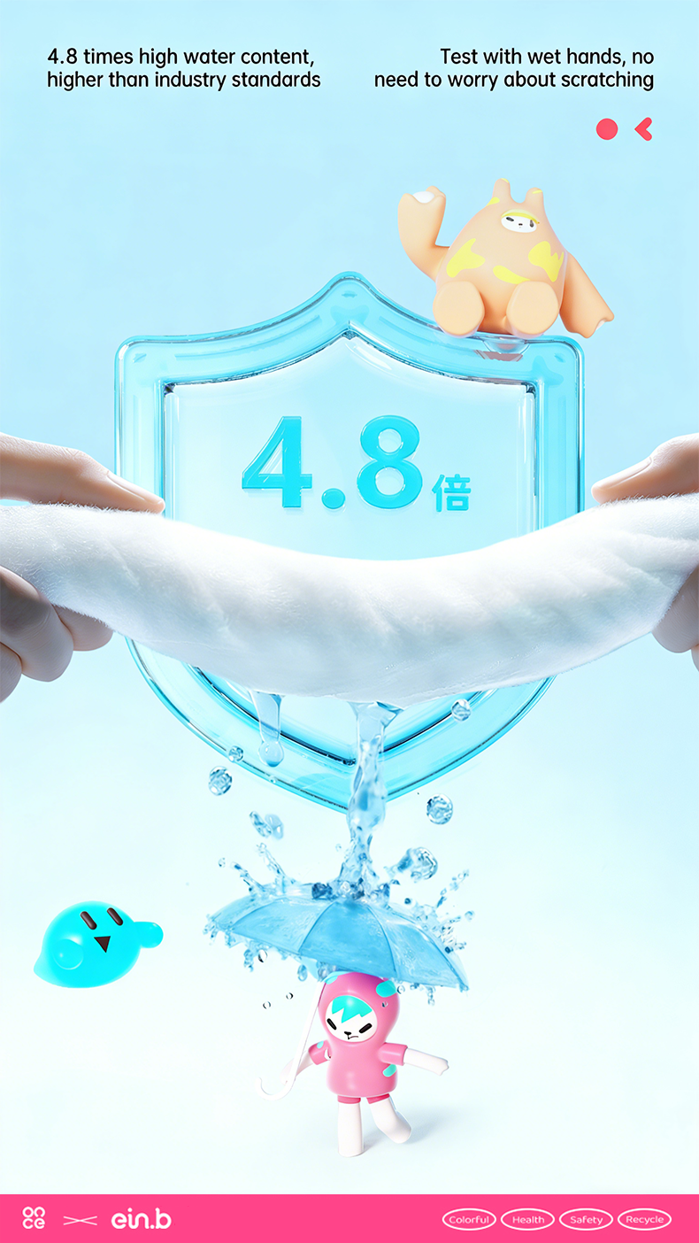 EIN.B × MODOLI Baby Hand & Mouth Wipes – 80 Sheets