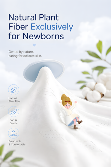 Bebetour Alice Series Premium Baby Tissues – 108 Sheets