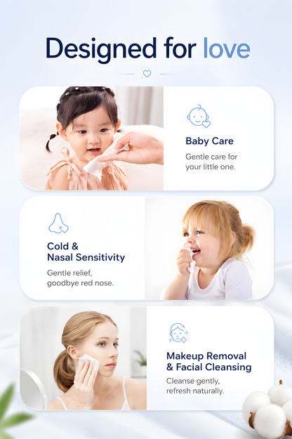 Bebetour Alice Series Premium Baby Tissues – 108 Sheets
