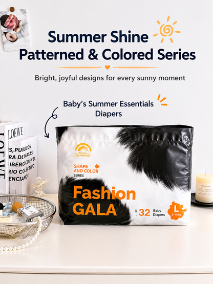 Enternal Summer Shape & Colour Nappies - 2 Packs | 360° Flexible Comfort