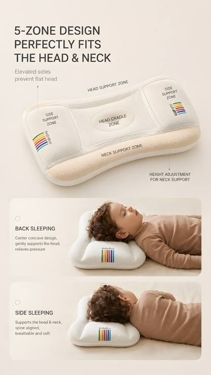 BeBeBus Ergonomic Baby Pillow