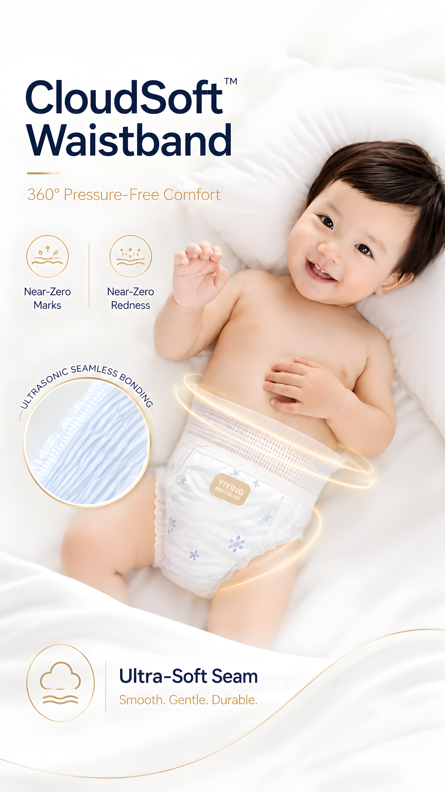 Yiying First Class ULTRA Nappy Pants - 2 Packs | Luxury Skin Comfort