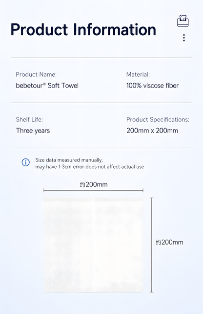Bebetour Alice Series Premium Face Towels