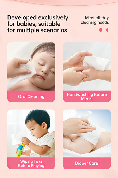 EIN.B × MODOLI Baby Hand & Mouth Wipes – 80 Sheets
