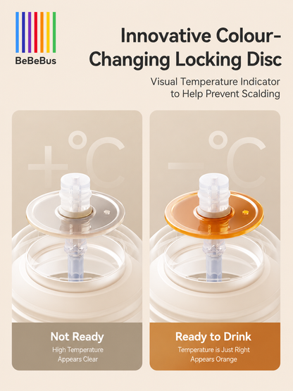 BeBeBus Crystal Baby Insulated Bottle S316L 270ML