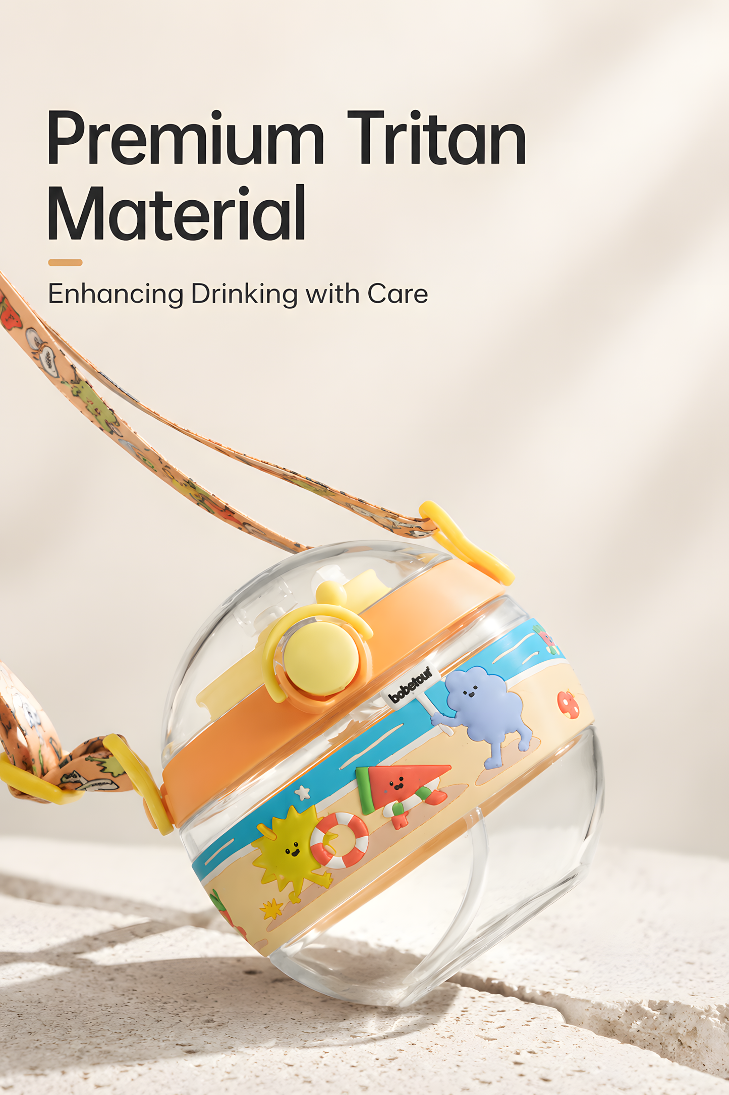 Bebetour Shell Strap Kids Insulated Water Bottle