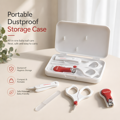 Bebetour Travel Baby Nail Care Set – 4 Piece