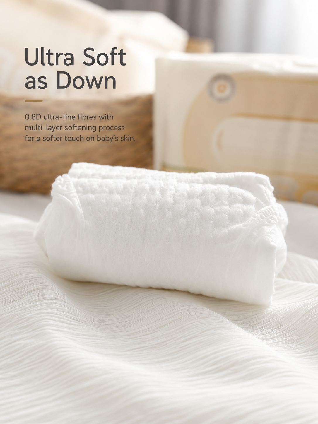 BeBeBus ZERO+ Ultra Comfort Nappies - 2 Packs | Advanced Dry Comfort