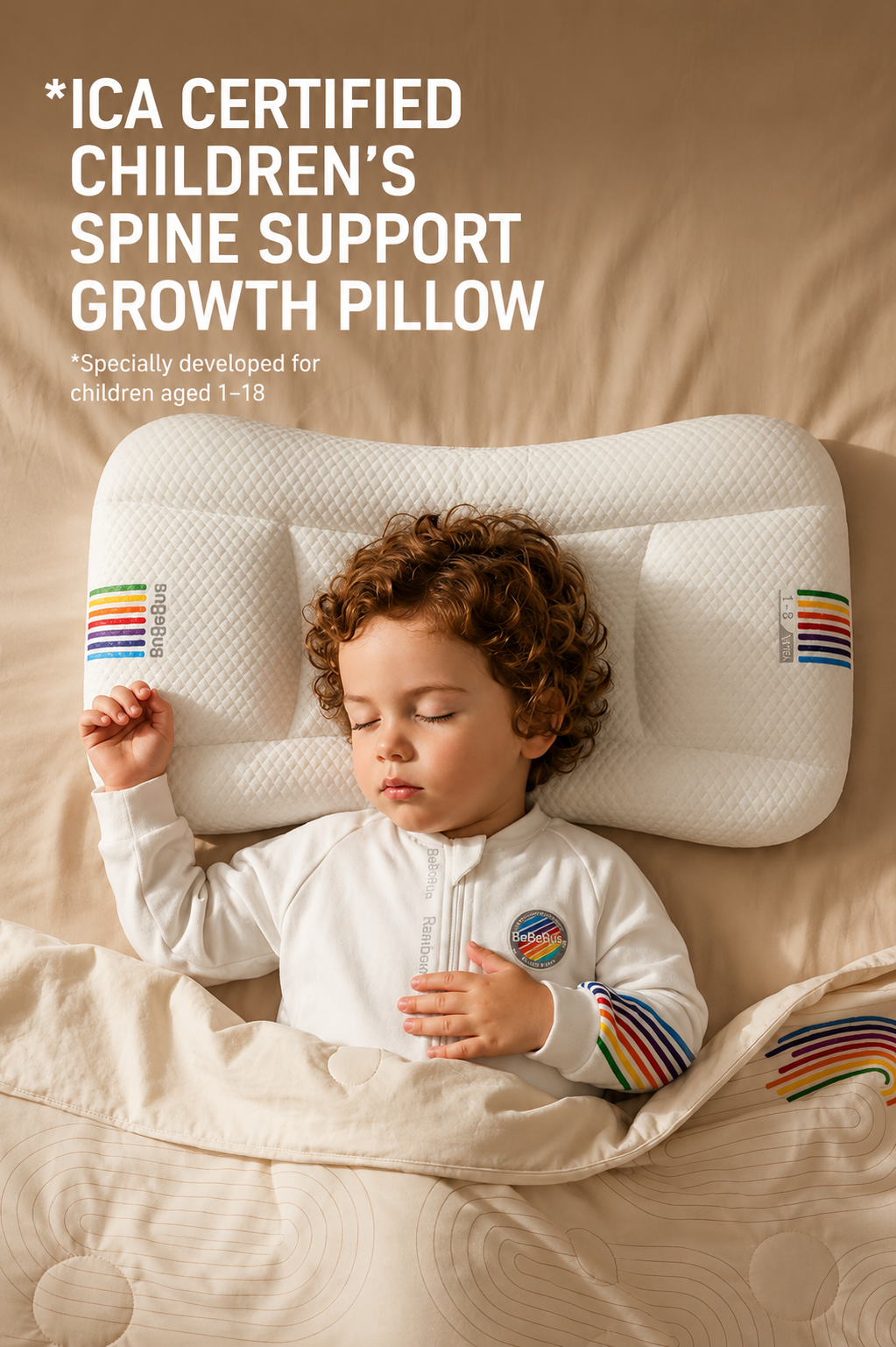 BeBeBus Ergonomic Baby Pillow