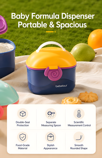 Bebetour Baby Formula Dispenser & Snack Container (550ml / 380ml)