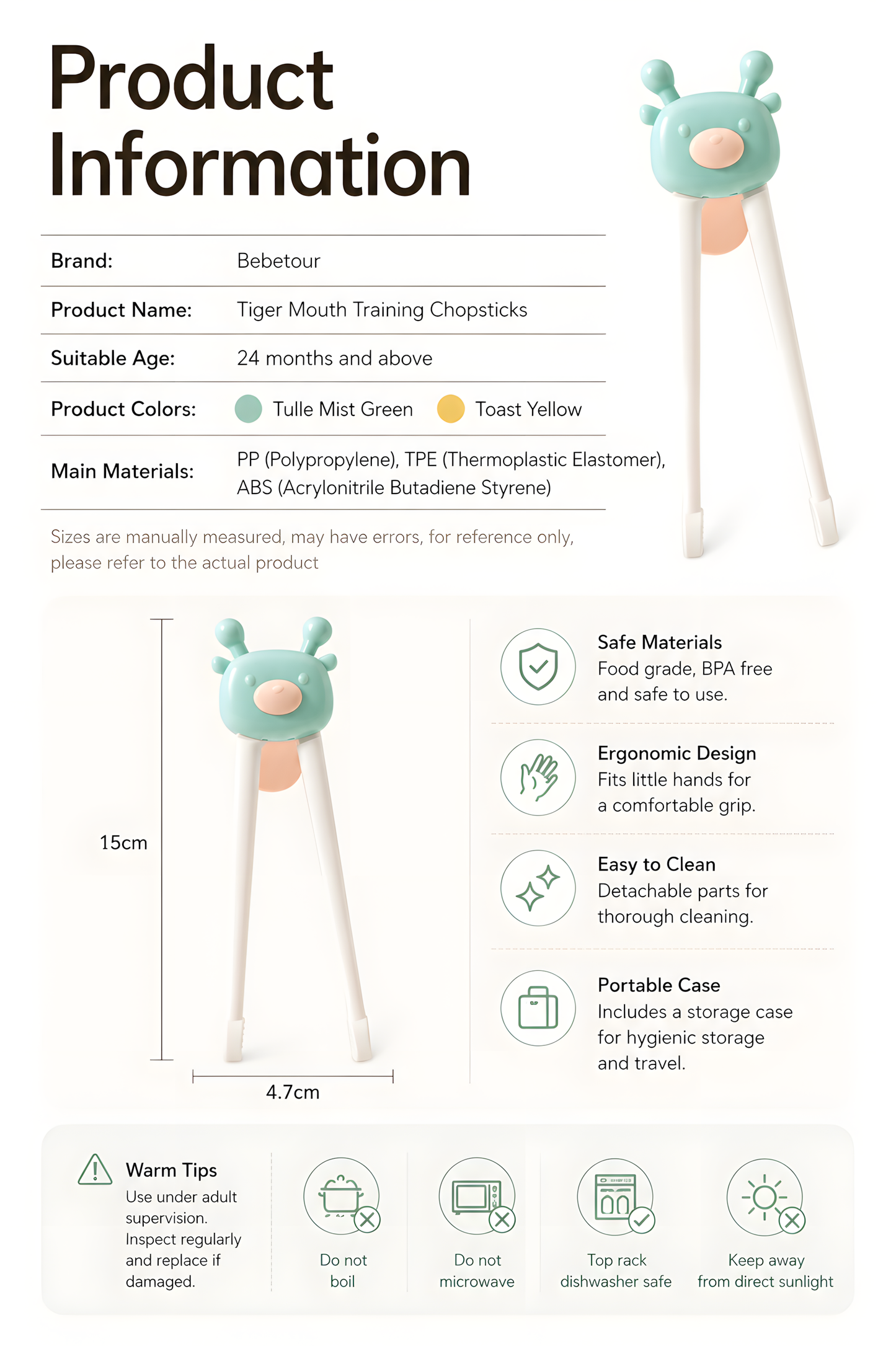 Bebetour Kids Training Chopsticks