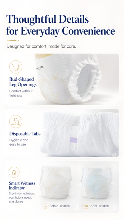 Bebetour Alice PRO Nappies - 2 Packs | Advanced Dryness & Skin Protection