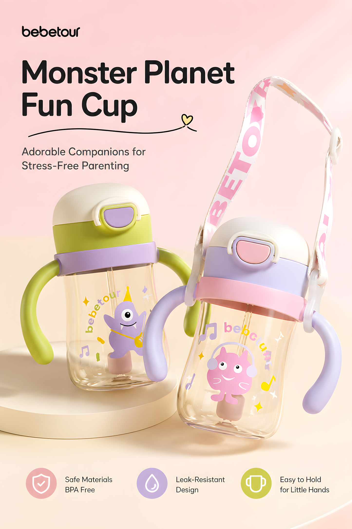 Bebetour Baby Straw Training Cup